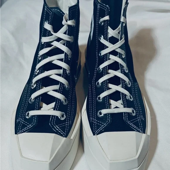 Chuck 70 De Luxe Squared A06435C Size 5.5 M 7.5 W black / egret - Picture 3 of 11